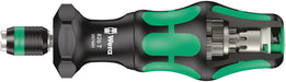 Wera 826 T Kraftform Turbo bit-Holding Screwdriver Handle with Rapidaptor Quick-Release Chuck, Black