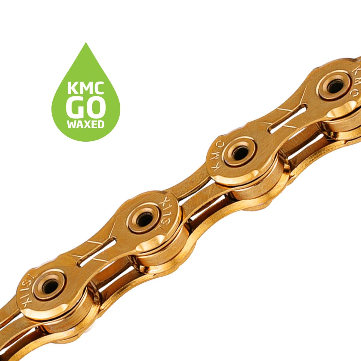 KMC X11SL Ti-N Gold Waxed 118L chain