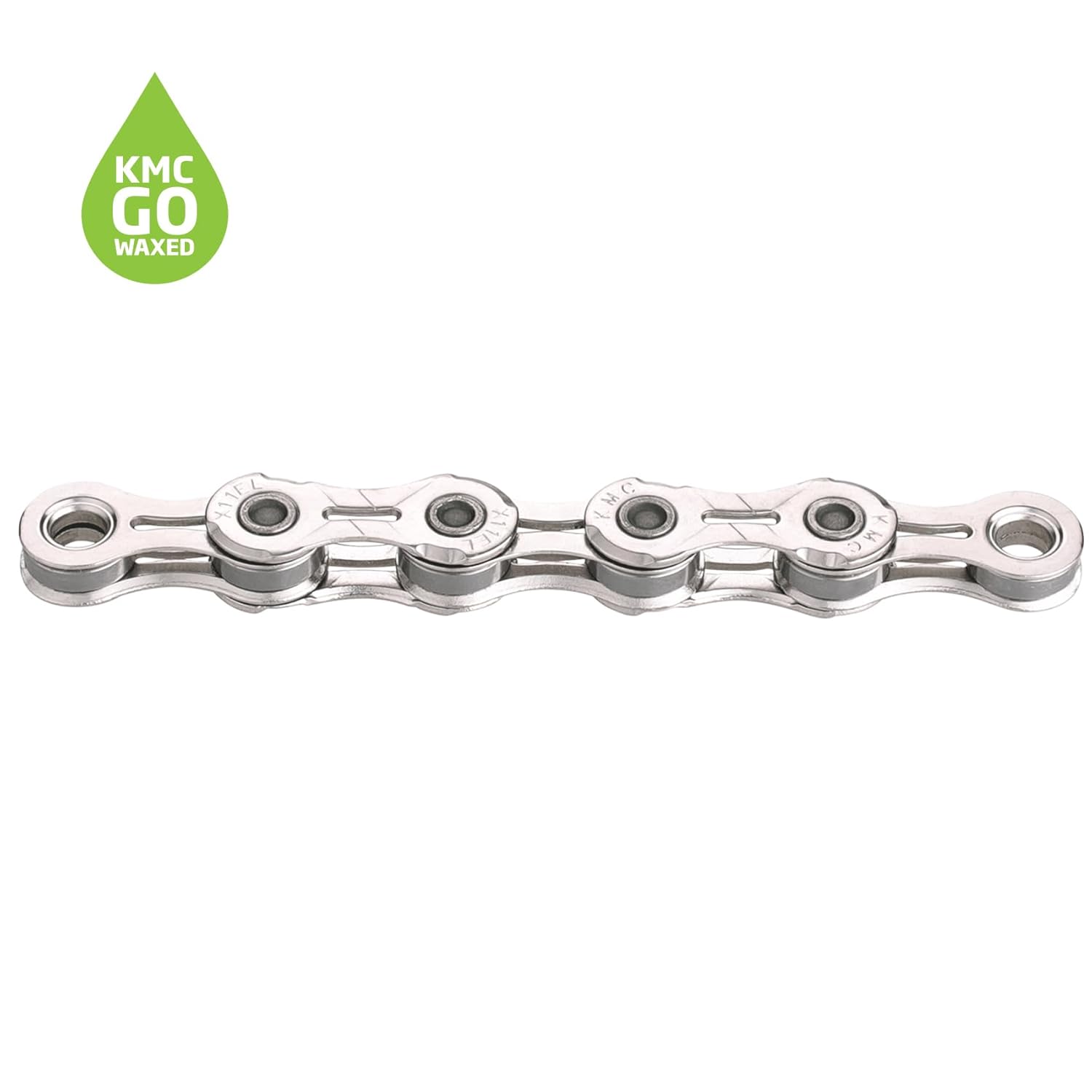 KMC X11EL Silver Waxed 118L chain