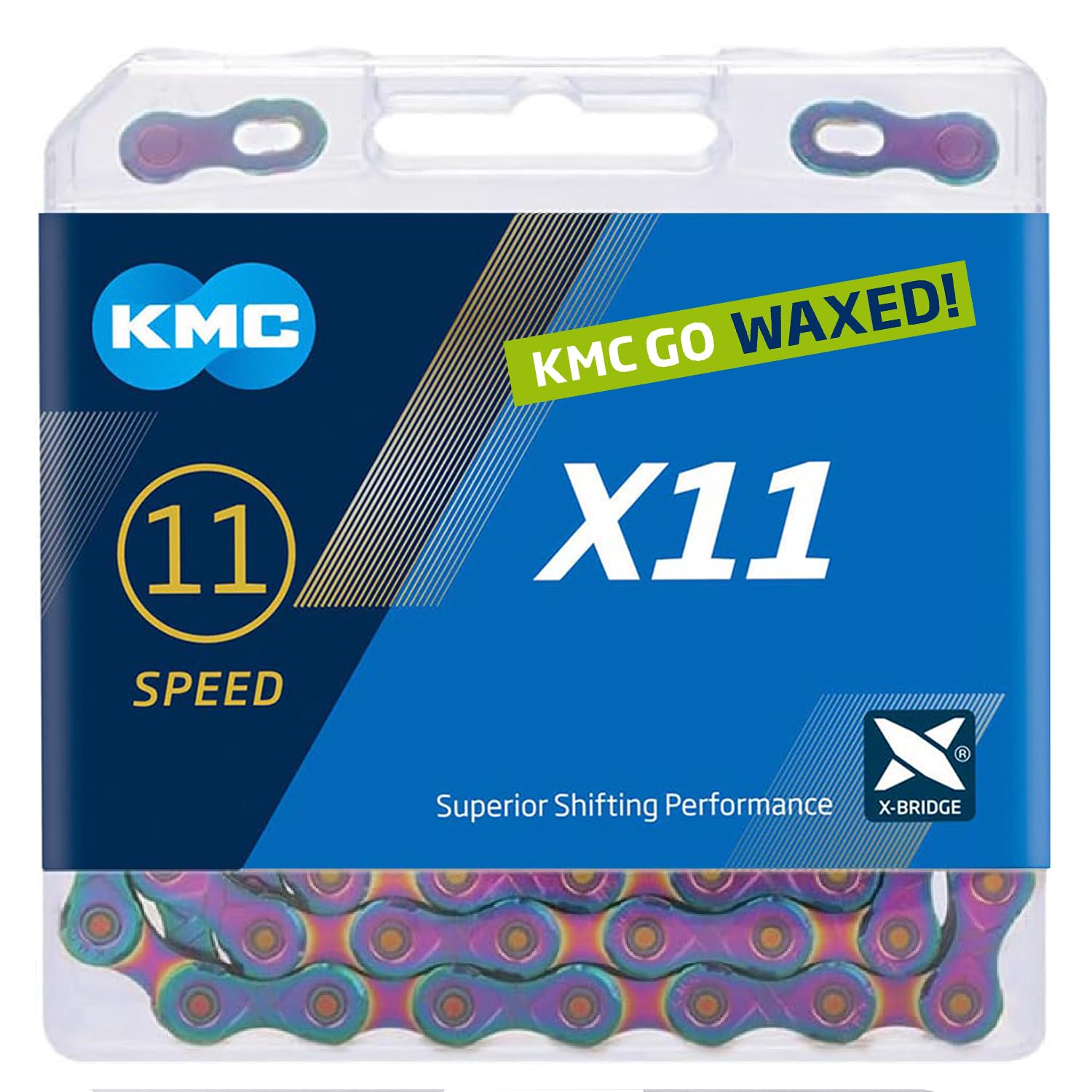 KMC X11 Aurora Waxed 118L chain