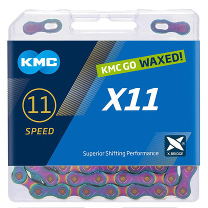 KMC X11 Aurora Waxed 118L chain