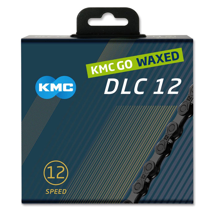 KMC DLC12 Black Waxed 126L chain