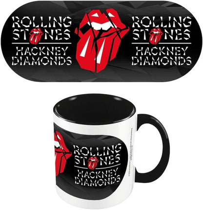 Pyramid International Rolling Stones (Black Diamond) - Tazza con interno colorato nero
