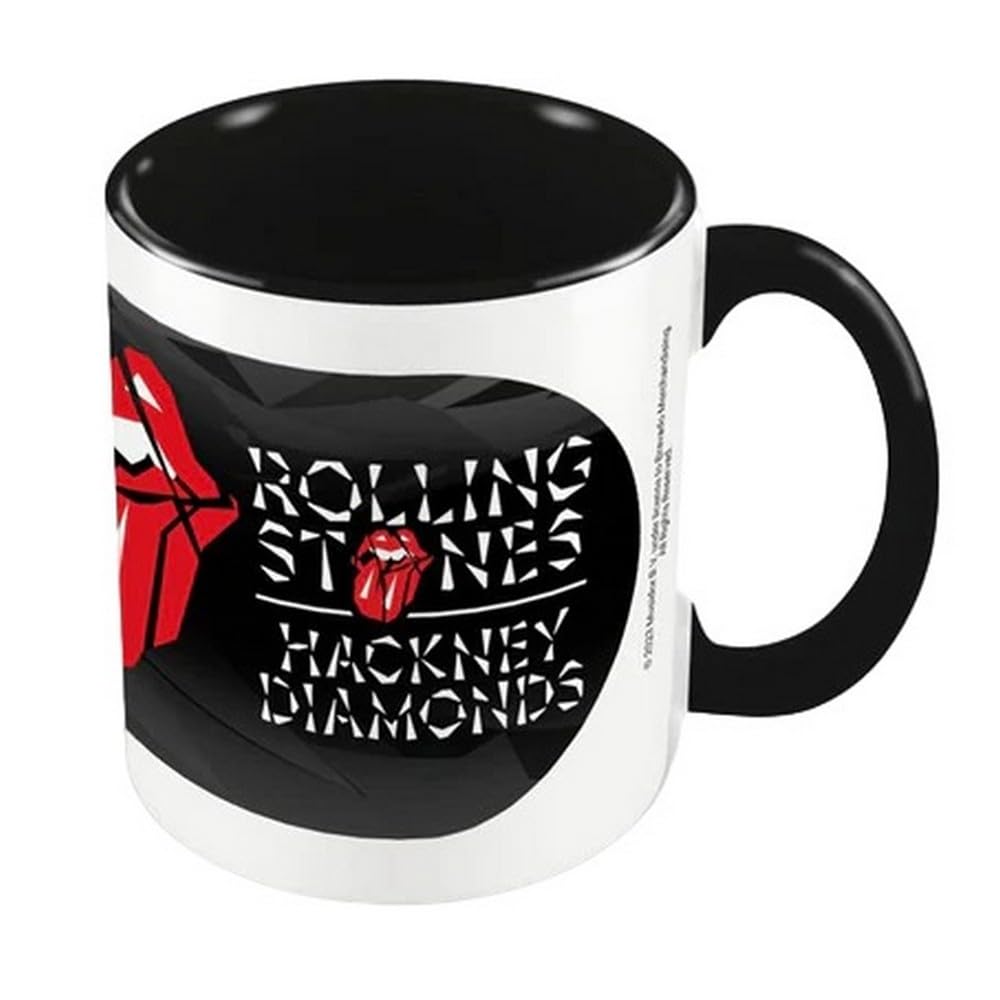 Pyramid International Rolling Stones (Black Diamond) - Tazza con interno colorato nero