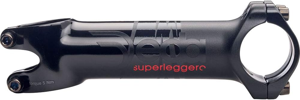 Deda Elementi 305393900 T-Shirt de 120 mm de «Superlegg» Portable Mixte, POB (Poli sur Noir), Taille Unique