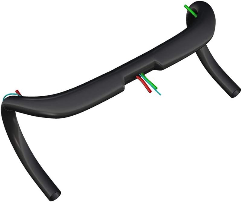 Deda Elementi 305383865 Lenker Superzero DCR 44cm CA Unisex-Adult, Taille Unique, Noir/Rouge