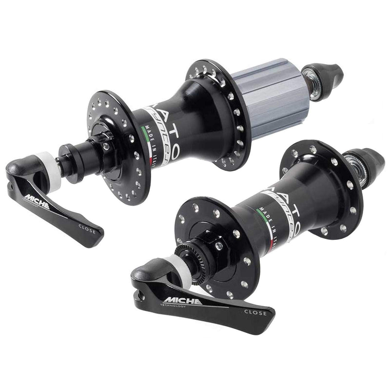 Miche - Coppia di mozzi da strada Primato Syntesi Nero Campagnolo 36H