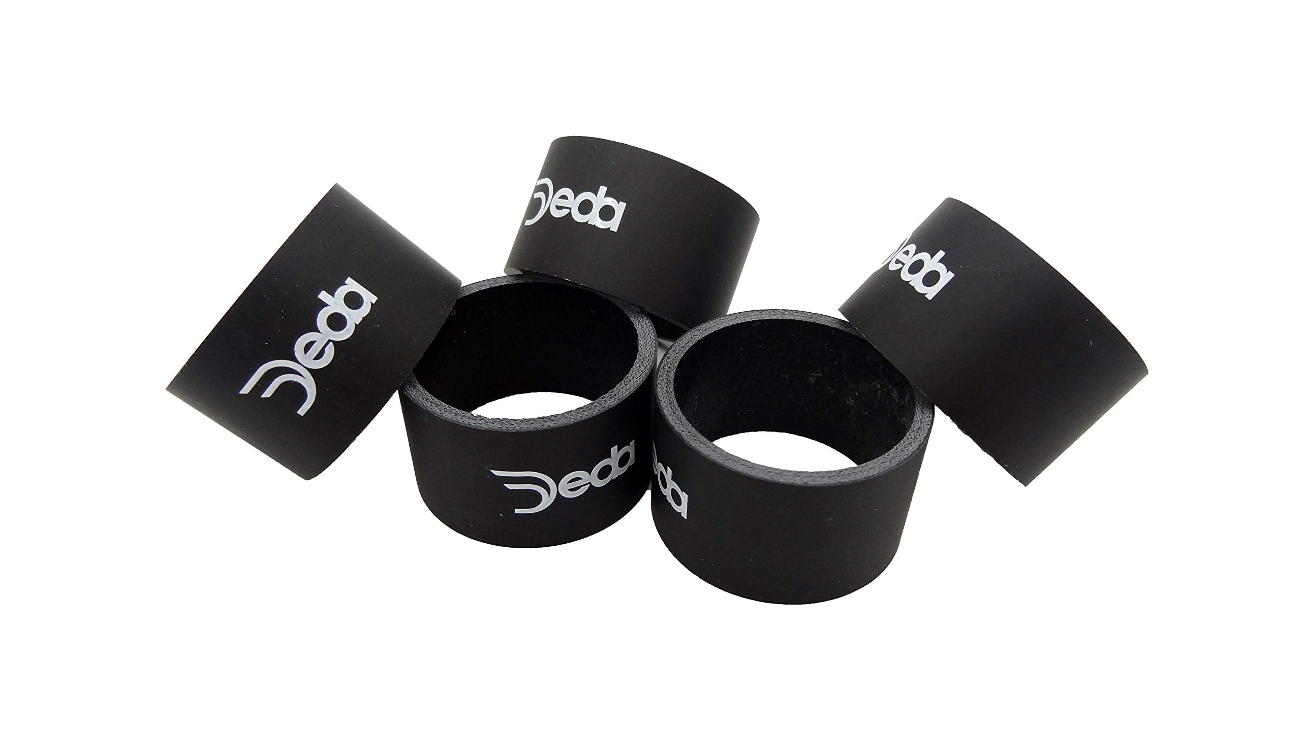Deda Elementi Carbon Spacer, Black, 15mm (Pack of 5