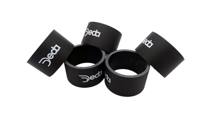 Deda Elementi Carbon Spacer, Black, 15mm (Pack of 5