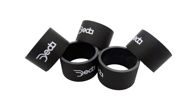 Deda Elementi Carbon Spacer, Black, 15mm (Pack of 5