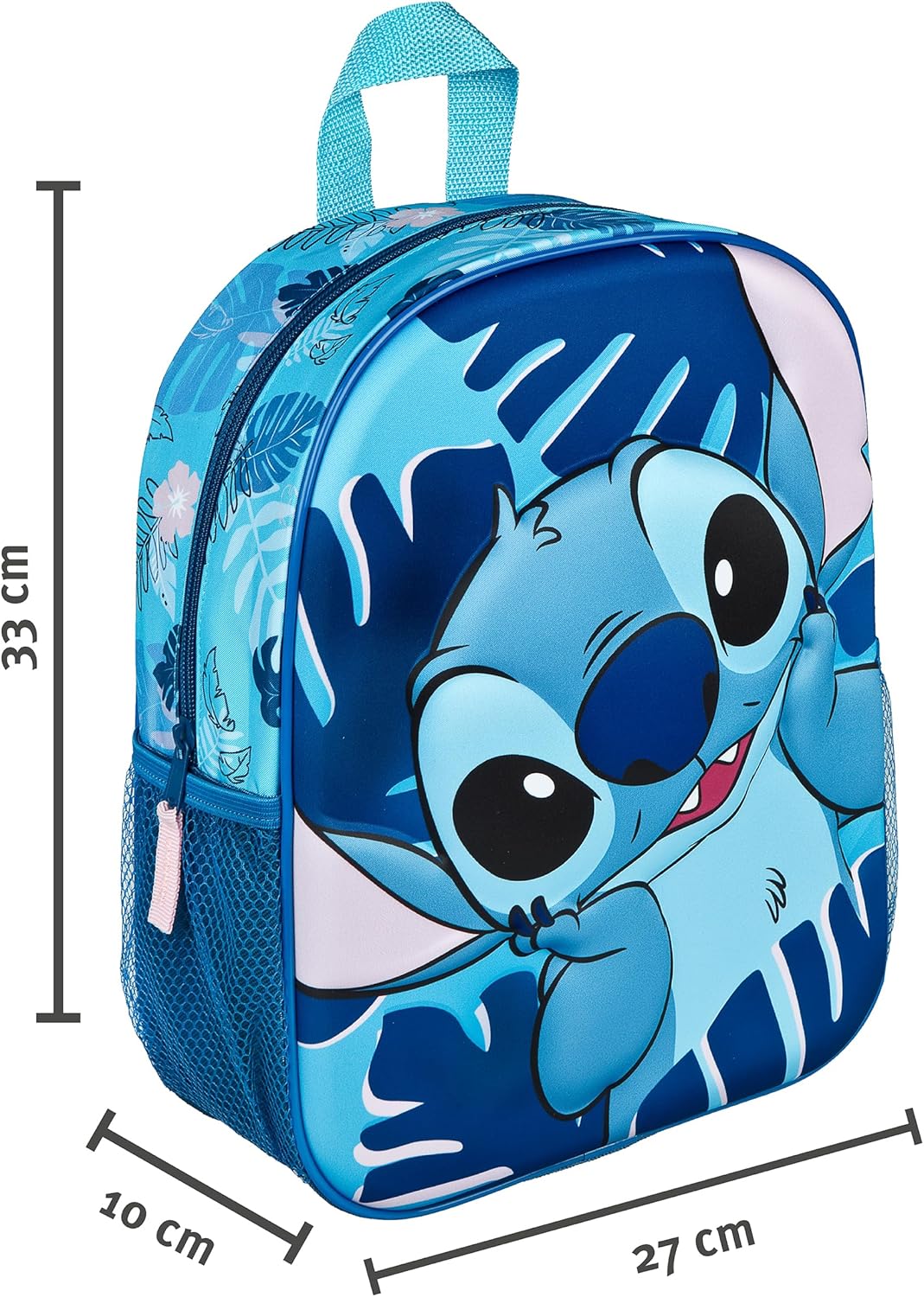 Undercover Unisex Kid's Rucksack 3D Backpack, Turquoise, 33 x 27 x 10 cm