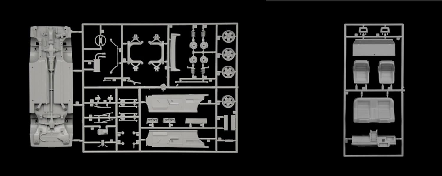 ITALERI 3671 Audi Quattro, Kit Modellino in Plastica da Montare. Scala 1:24 (Skill 2