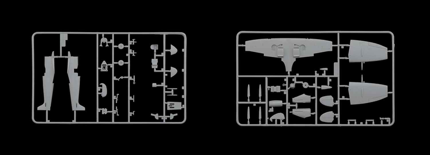 Italeri 72007 Spitfire Mk.IX, Scala 1:72, Plastic Full Model Kit/Modello in plastica da montare con accessori