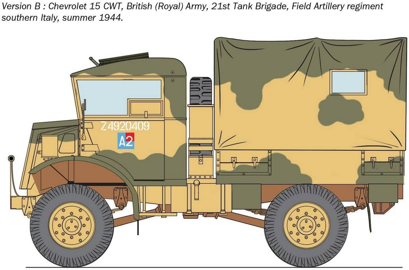 Italeri 1/35 British Chevrolet 15 CWT 233