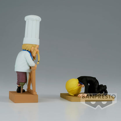 BANPRESTO ONE Piece World COLLECTABLE Figure Log Stories - Sanji & ZEFF 2