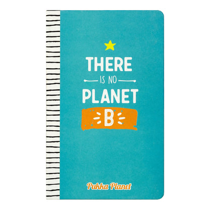 Pukka Pad, Pukka Planet A5 Soft Cover Notebook – Casebound Journal - 192 Pages of 8mm Ruled 90GSM Paper – Feature Acid-Free, Vegan Inks and Recycled Paper, 21.5 x 13.4cm