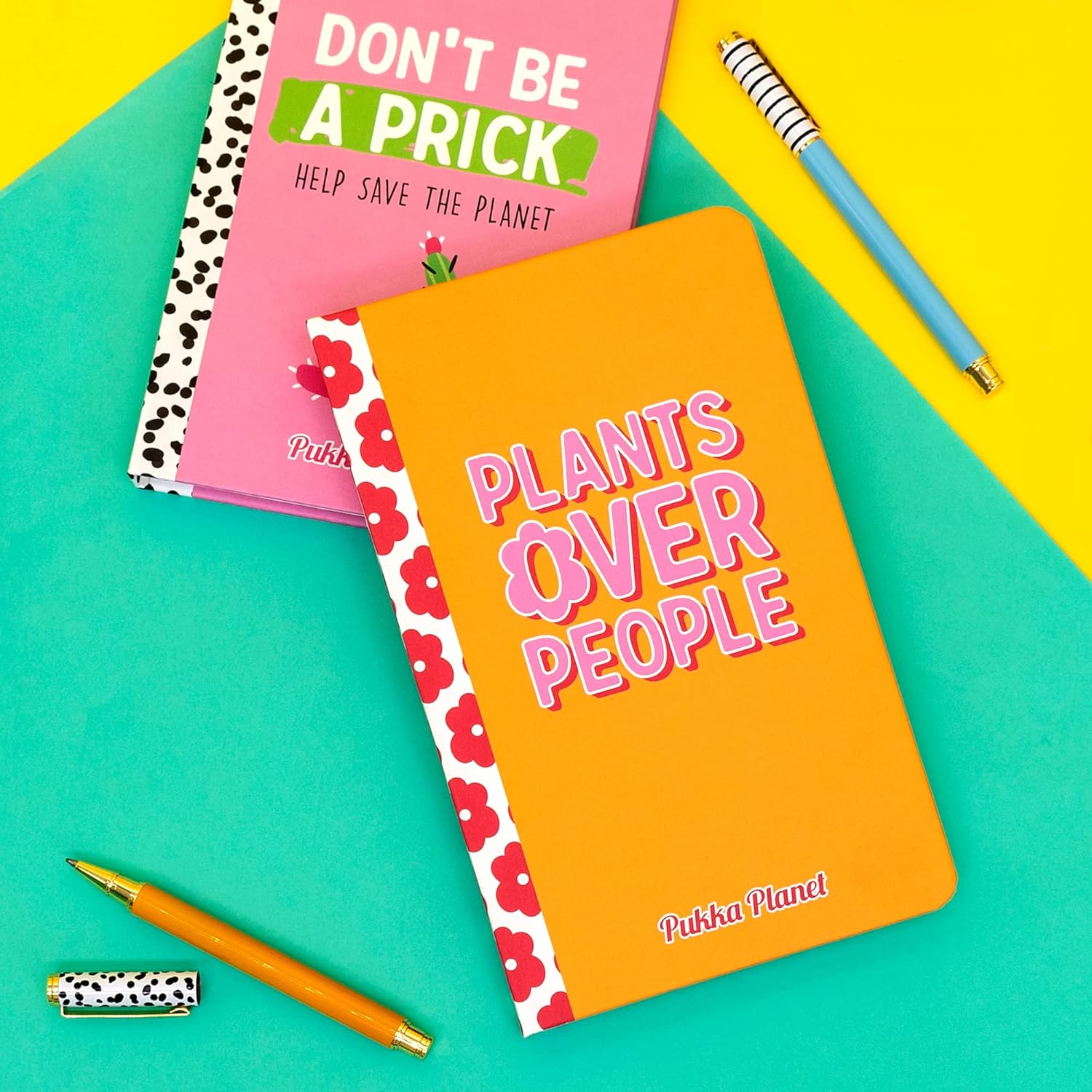 Pukka Pad, Pukka Planet A5 Soft Cover Notebook - Casebound Journal Featuring Acid-Free, Vegan Inks and Glue with Ethically Sourced Recycled Paper, 21.5 x 13.4cm