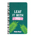 Pukka Pad, Pukka Planet A5 Soft Cover Notebook – Casebound Journal with 192 Pages of 8mm Ruled 90GSM Paper – Feature Acid-Free, Vegan Inks and Glue with Recycled Paper, 21.5 x 13.4cm - Leaf It