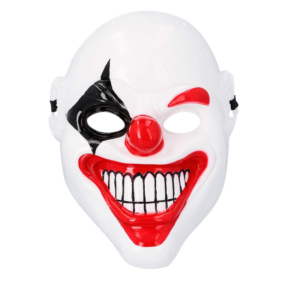 Boland 72264 - Maschera horror clown, maschera facciale, killer, psico, accessorio, Halloween, carnevale, festa a tema