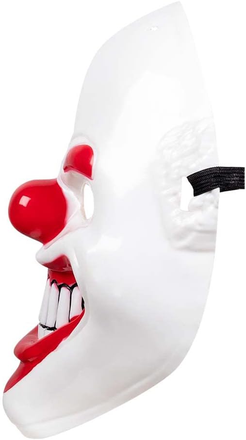 Boland 72264 - Maschera horror clown, maschera facciale, killer, psico, accessorio, Halloween, carnevale, festa a tema