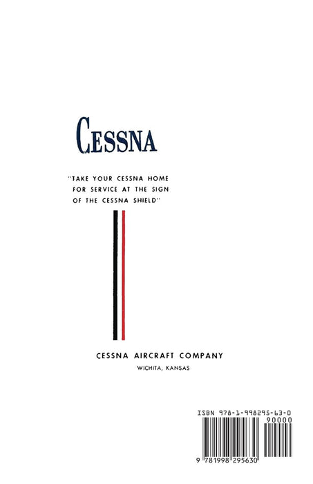 Cessna 1973 Model 172 and Skyhawk Owner's Manual