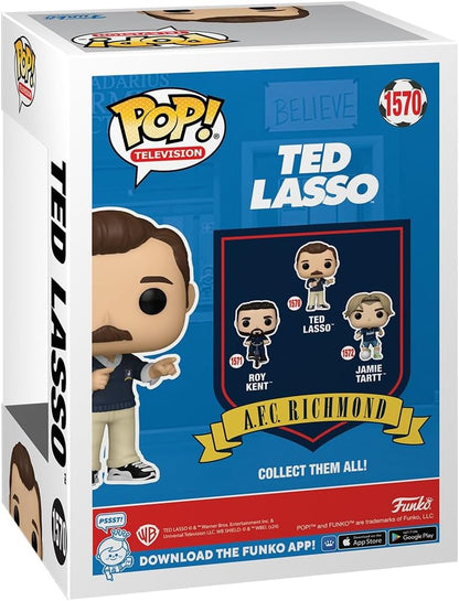 Funko Pop! TV: Ted Lasso - Ted Lasso - Collectable Vinyl Figure - Gift Idea - Official Merchandise - Toys for Kids & Adults - TV Fans - Model Figure for Collectors and Display