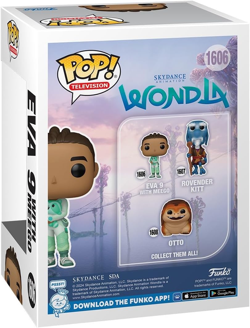 Funko Pop! TV: Wondla - Eva 9 w/Meego - Collectable Vinyl Figure - Gift Idea - Official Merchandise - Toys for Kids & Adults - Movies Fans - Model Figure for Collectors and Display