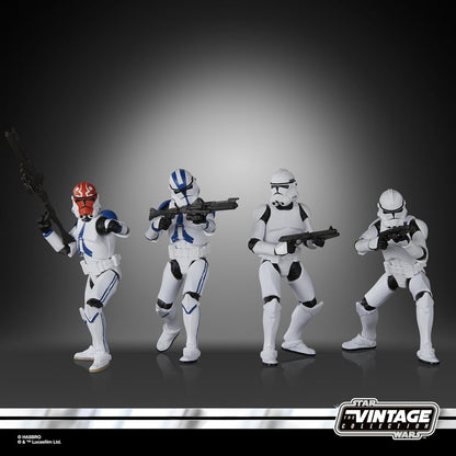 STAR WARS The Vintage Collection Phase II Clone Trooper, AHSOKA 3.75 Inch Collectible Action Figure 4-Pack
