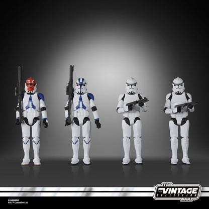 STAR WARS The Vintage Collection Phase II Clone Trooper, AHSOKA 3.75 Inch Collectible Action Figure 4-Pack