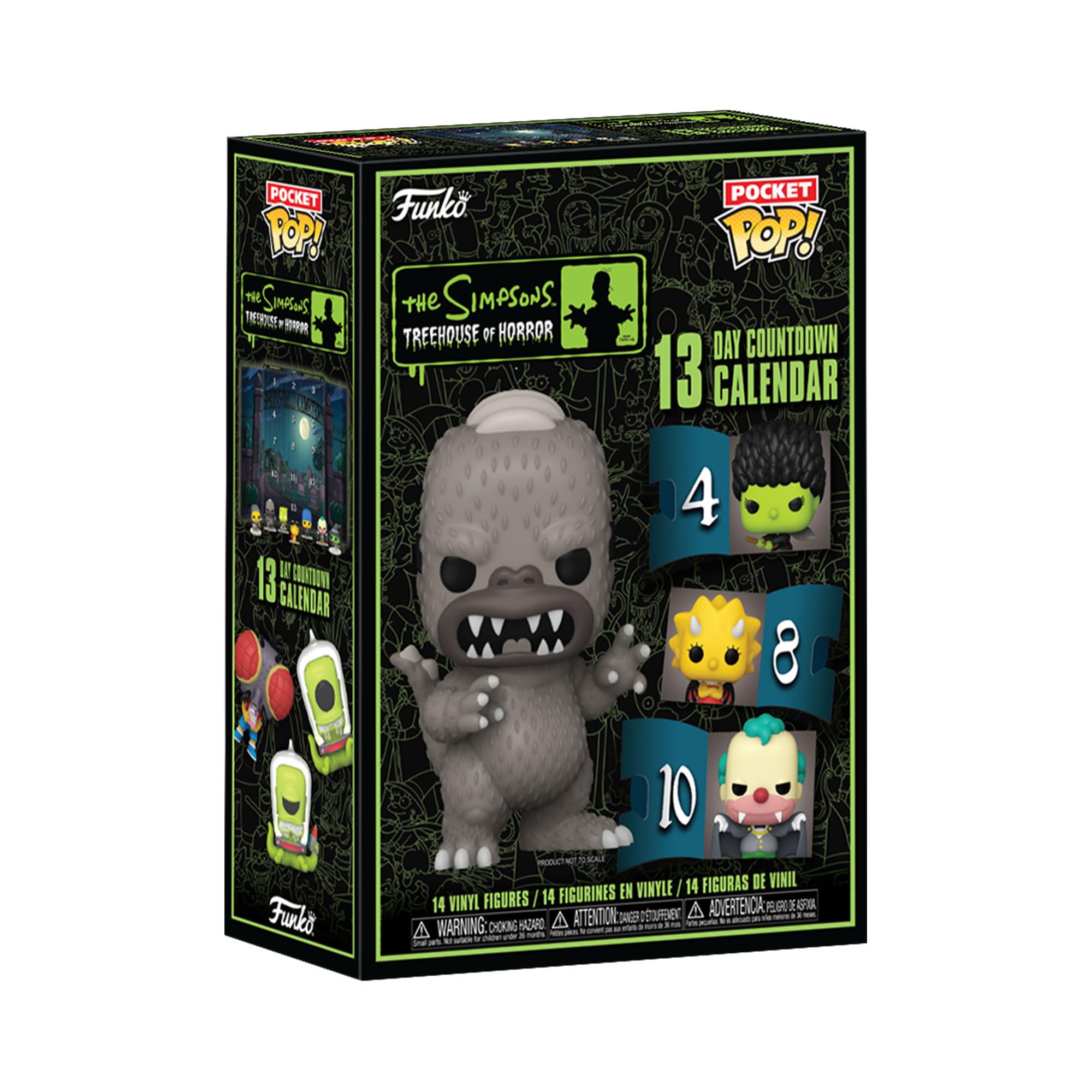 Funko Advent Calendar: Bart Simpsons 13 Day Countdown - the Simpsons - 13 Days Of Surprises - Collectable Vinyl Mini Figures - Mystery Box - Gift Idea - Holiday Xmas Present for Girls, Boys & Kids