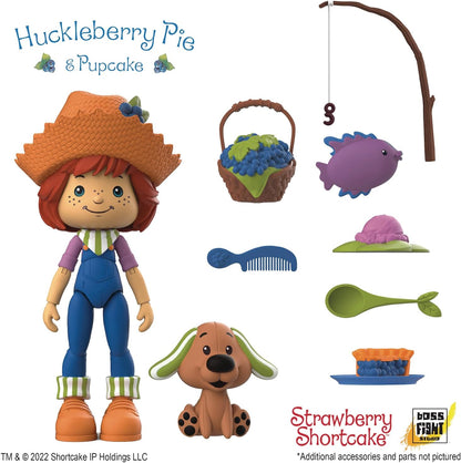 Boss Fight Studio Strawberry Shortcake: Huckleberry Pie and Pupcake Action Figure