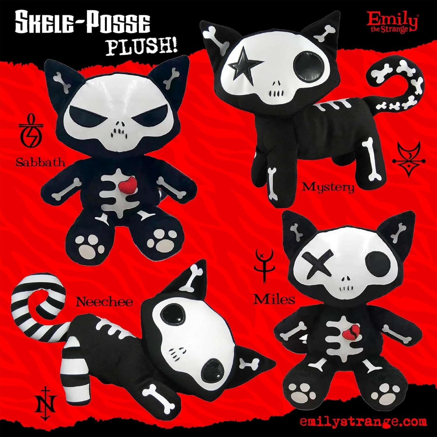 Toynami Emily The Strange 20cm Miles Soft Toy