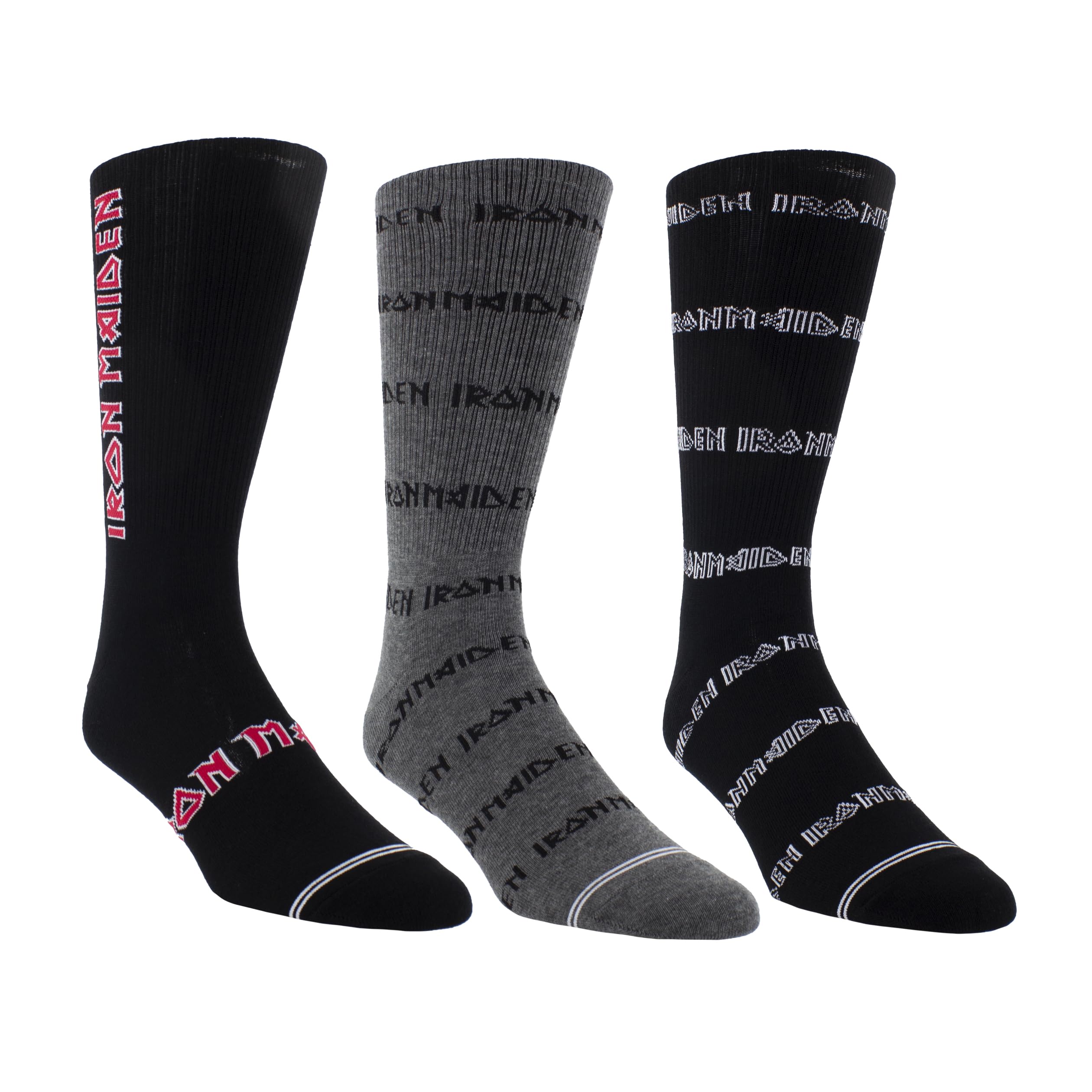 Flash Popup Iron Maiden Socks - 3 Pack, Multicolor, One Size