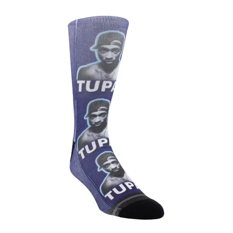 PERRI'S SOCKS Tupac Face Crew Calzini - TUC301, Multi, taglia unica