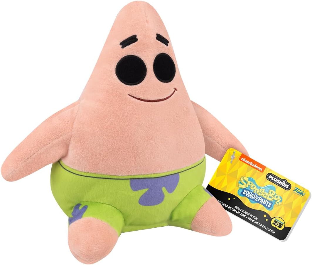 Funko Pop! Plush: Spongebob Squarepants 25th Anniversary - Patrick Star - Collectable Soft Toy - Birthday Gift Idea - Official Merchandise - Kids and Adults - Ideal for TV Fans
