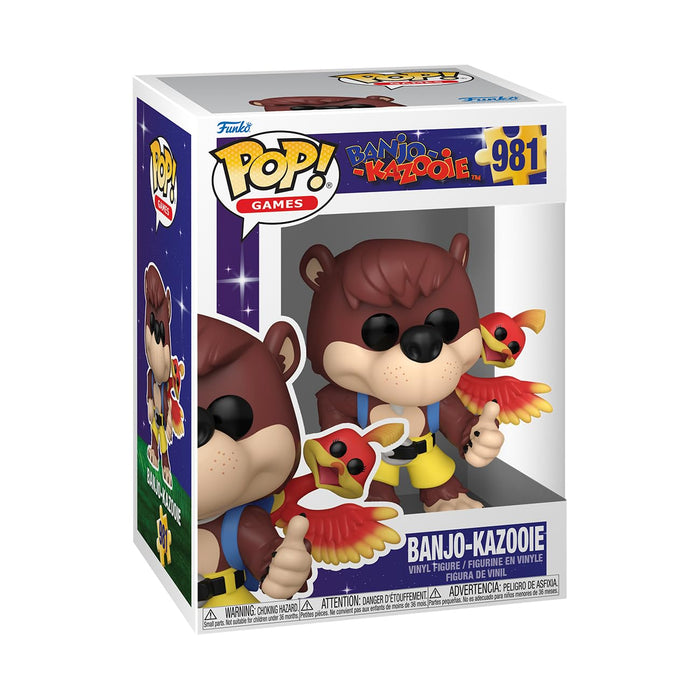 Funko Pop! Games: BK - Banjo & Kazooie - Banjo Kazooie - Collectable Vinyl Figure - Gift Idea - Official Merchandise - Toys for Kids & Adults - Video Games Fans - Model Figure for Collectors