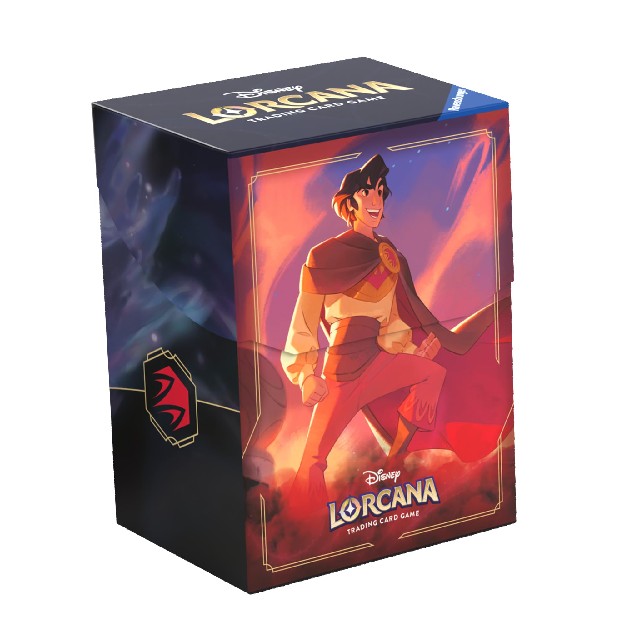 Ravensburger Disney Lorcana TCG Trading Cards for Adults and Kids Age 8 Years Up - Aladdin Protective Deck Box - Set 5: Shimmering Skies
