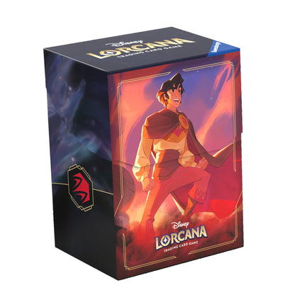 Ravensburger Disney Lorcana TCG Trading Cards for Adults and Kids Age 8 Years Up - Aladdin Protective Deck Box - Set 5: Shimmering Skies