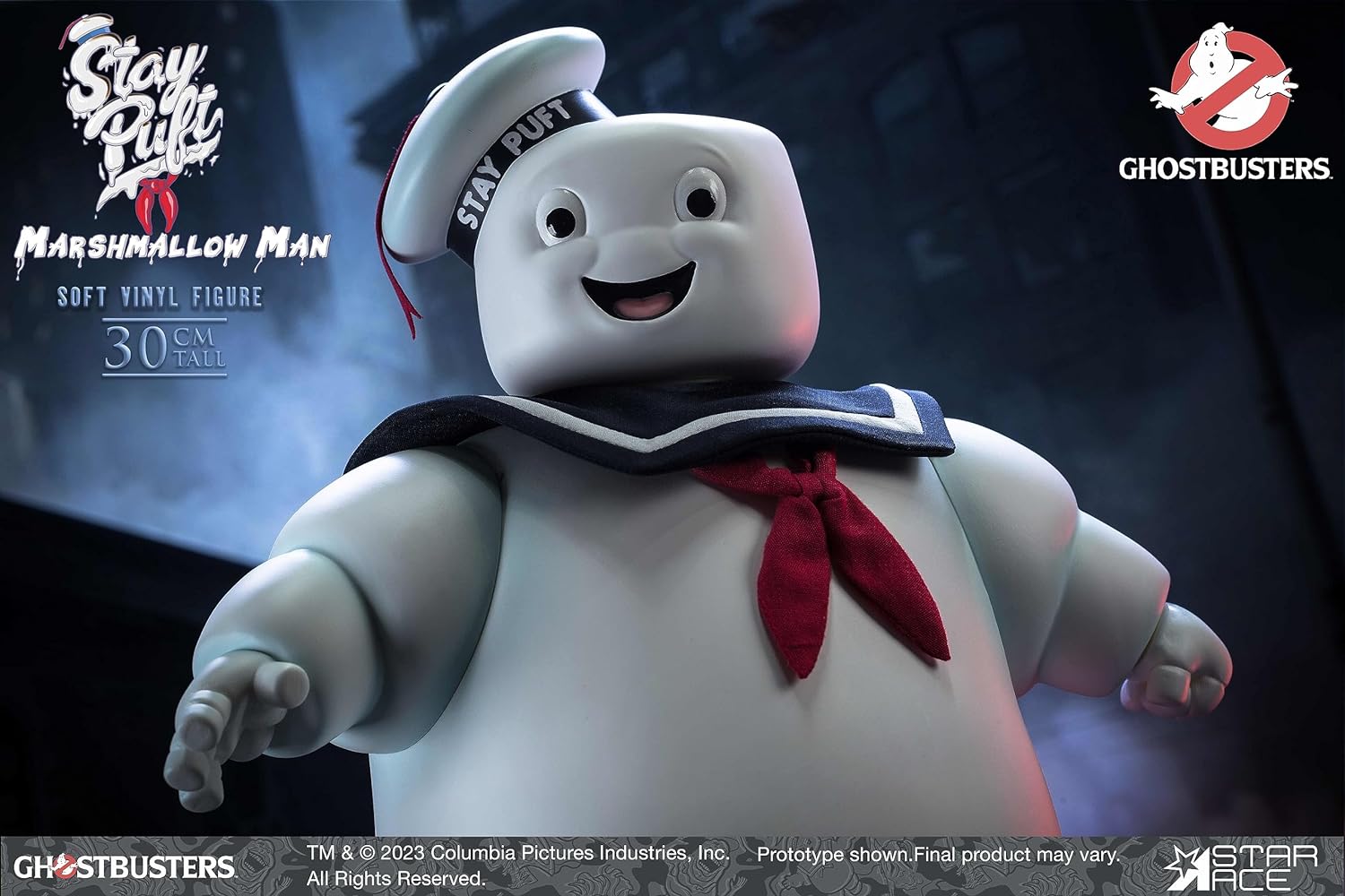 Ghostbusters statuette Soft Vinyl Stay Puft Marshmallow Man Deluxe Version 30 cm