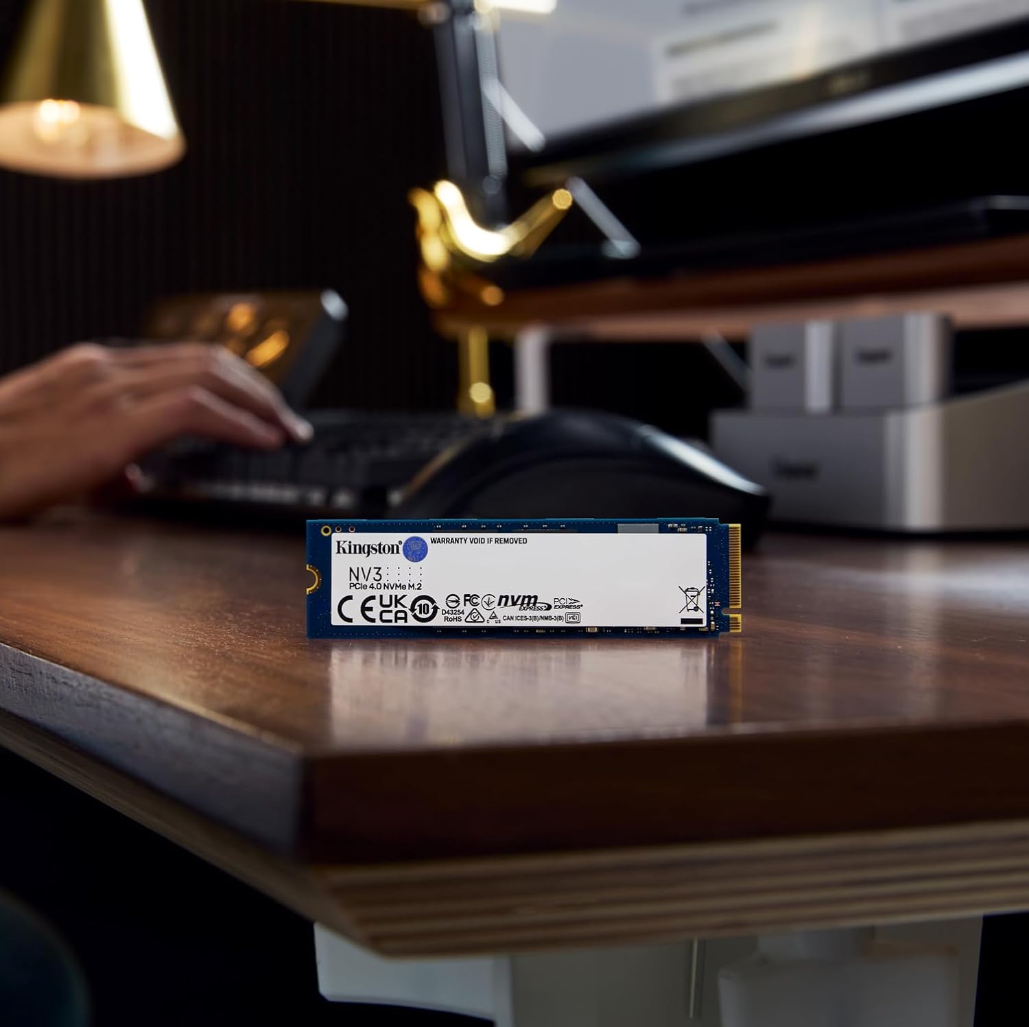 Kingston NV3 NVMe PCIe 4.0 Internal SSD 1TB M.2 2280-SNV3S/1000G