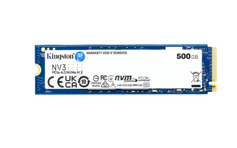 Kingston NV3 NVMe PCIe 4.0 SSD Interno 500GB M.2 2280-SNV3S/500G