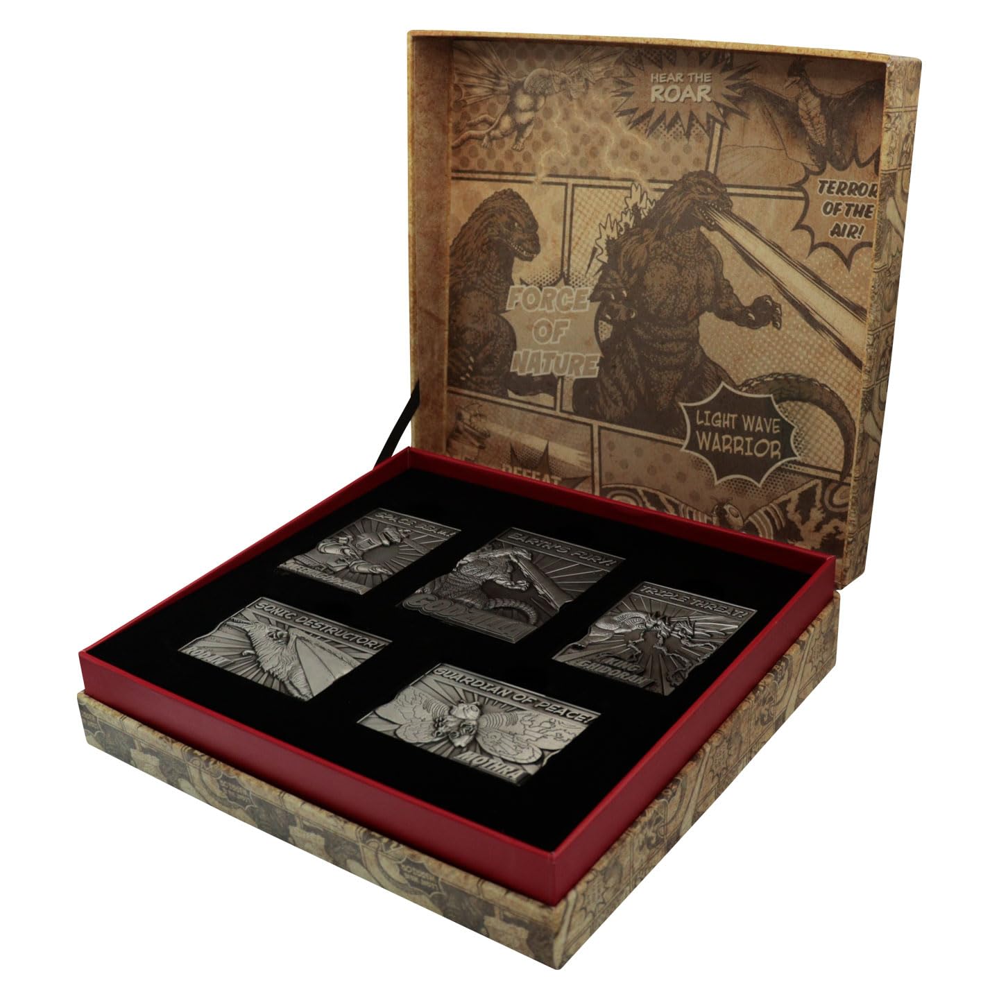 Godzilla 5 Piece Limited Edition Monsters Metal Ingot Set