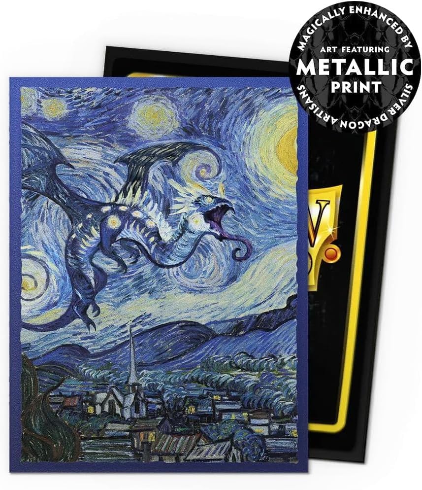 Arcane Tinmen ApS ART12116 Dragon Shield: Dual Art - Starry Night (100)