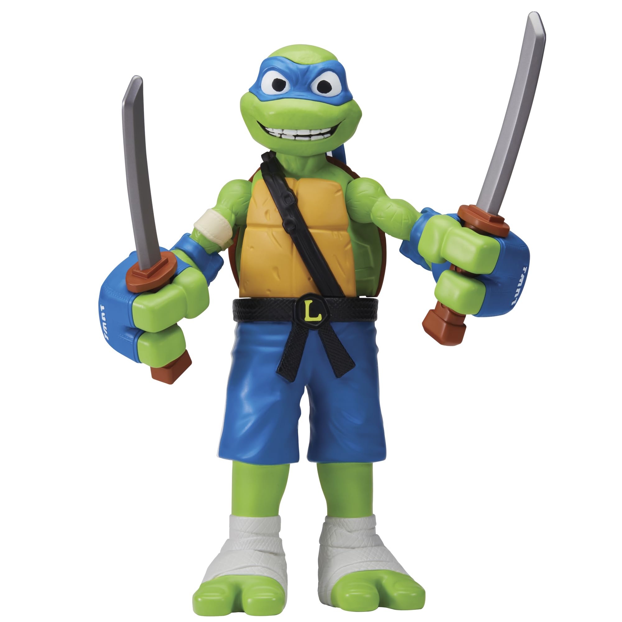 Teenage Mutant Ninja Turtles 83418CO Tales Giant Roll N Leonardo. Unleash Powerful Punching Action 12-Inch Scale Figure for TMNT Fans of All Ages, Multicolour