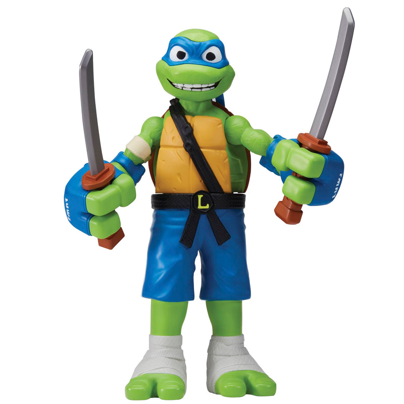 Teenage Mutant Ninja Turtles 83418CO Tales Giant Roll N Leonardo. Unleash Powerful Punching Action 12-Inch Scale Figure for TMNT Fans of All Ages, Multicolour