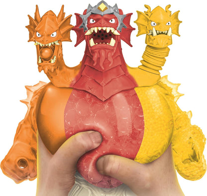 Heroes of Goo Jit Zu Stretch Strikers King Hydra Figure With Triple Attack 3 in 1 Goo Power, Plus Light And Sound Battle Action