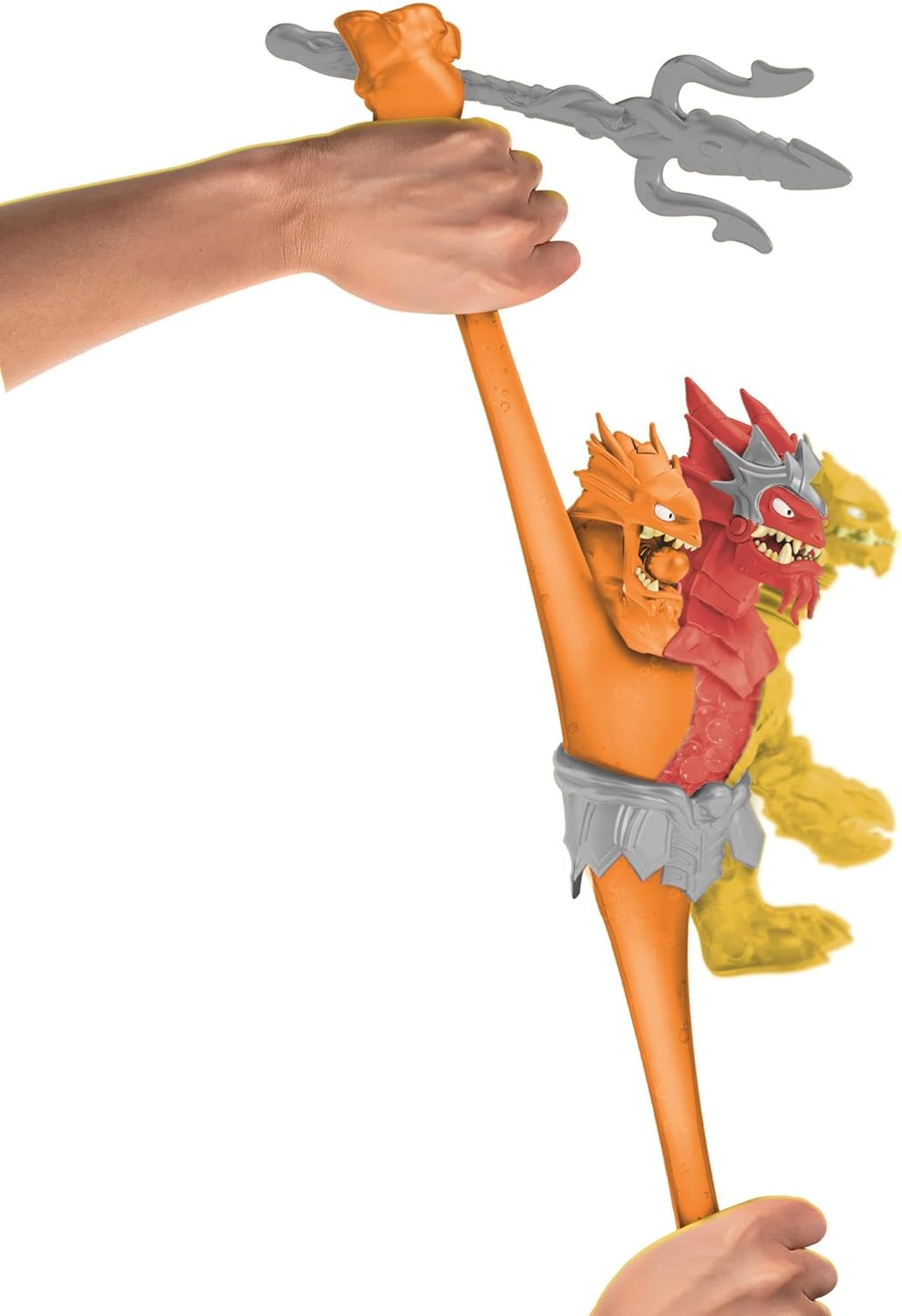 Heroes of Goo Jit Zu Stretch Strikers King Hydra Figure With Triple Attack 3 in 1 Goo Power, Plus Light And Sound Battle Action