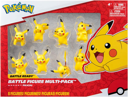 Pokémon – 8 Figuren Battle – Pack mit 8 Pikachu-Figuren – JW2604