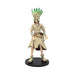 Boss Fight Studio Dr. Stone Senku Action Figure – Highly Articulate Collectible Figurine with Accessories Including Alternate Heads and Hands, Ramen, Sextant, Axe, Bottles, and Flasks – 4” Scale Senku Ishigami
