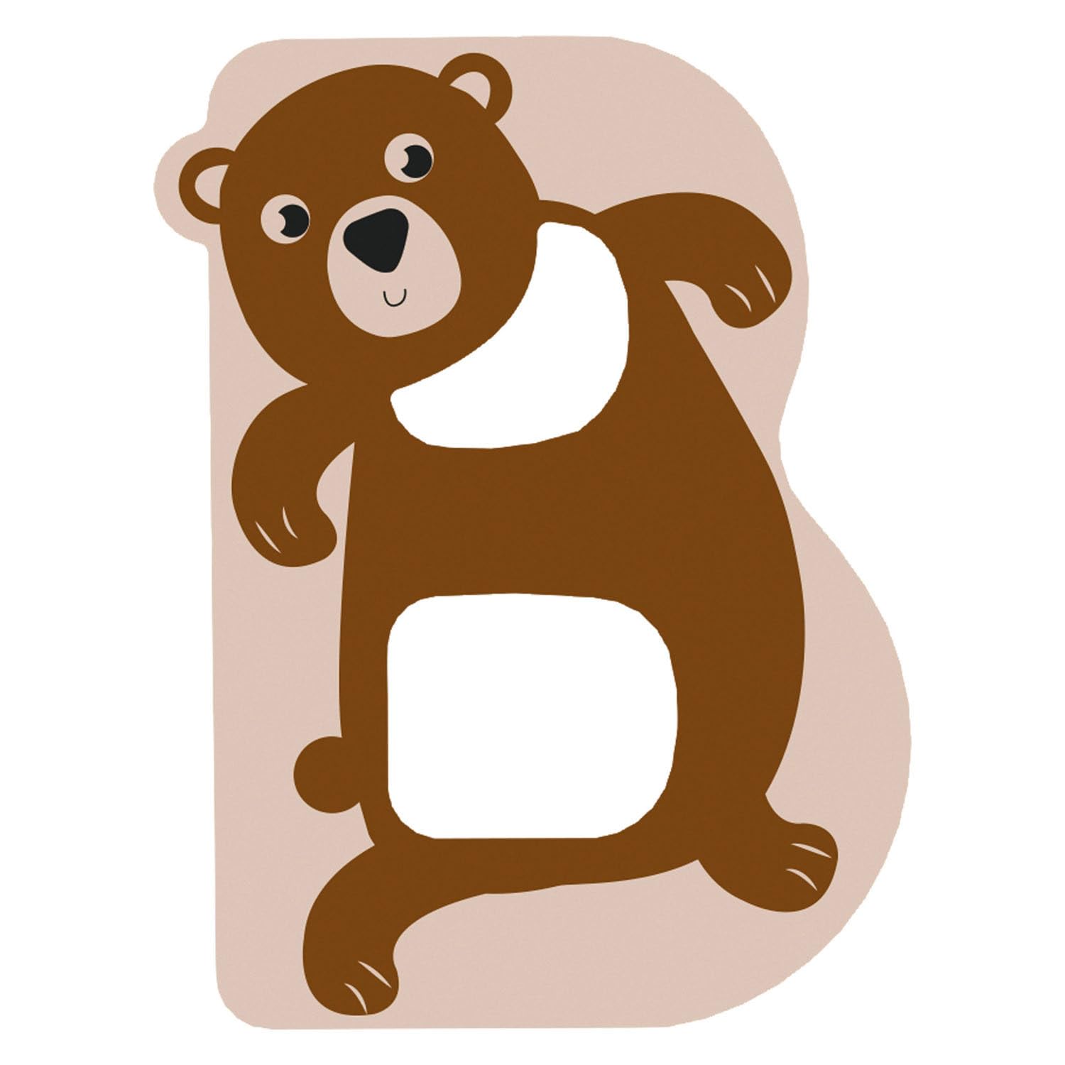 Small Foot - Animali in legno Bambino Lettera - B